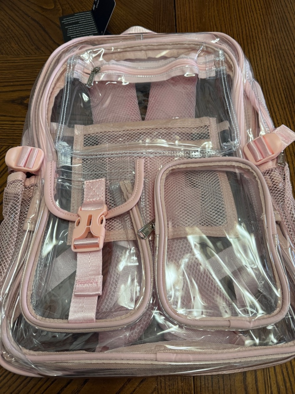 Abshoo Large Clear And Plastic Backpack. NWT.